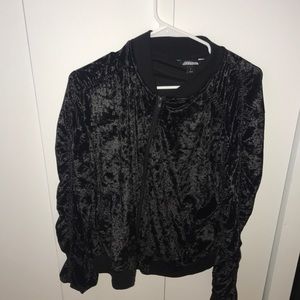 Crushed velvet jacket